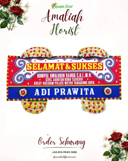Papan Bunga Ucapan Selamat Tingkir Tengah
